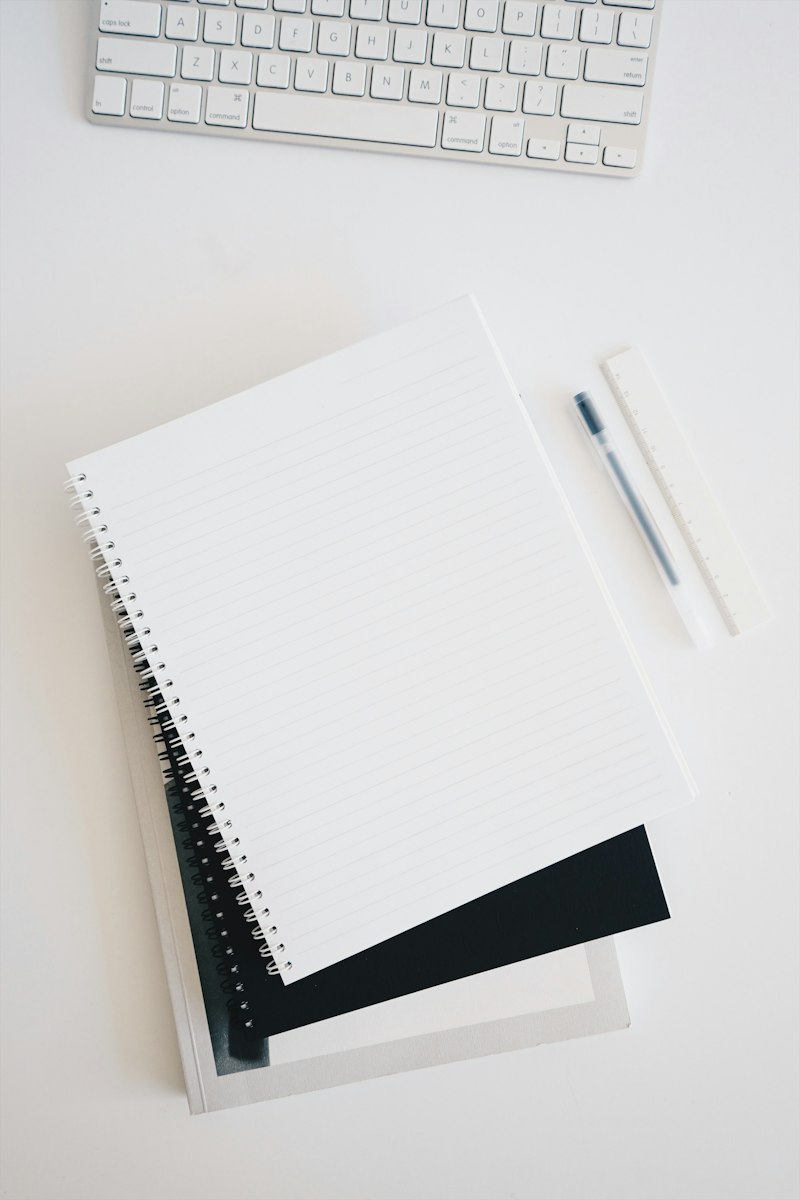 Notebook and stationery